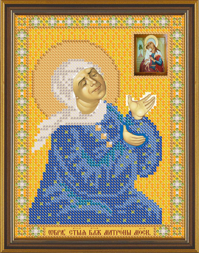 Рисунок на ткани Св. Блаженная Матрона Московская БИС 5135, Нова Слобода