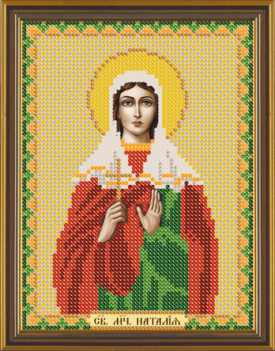 Рисунок на ткани Св. Мц. Наталия, БИС 5137, Нова Слобода