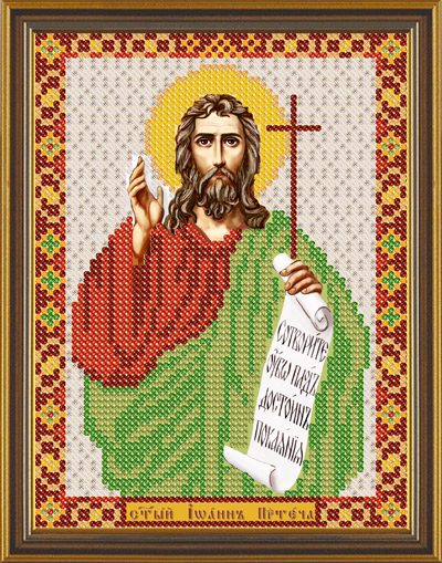 Рисунок на ткани Св. Иоани Предтеча, БИС 5179, Нова Слобода