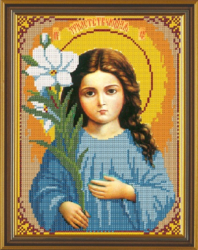 Рисунок на ткани Богородица Трилетствующая БИС 9020, Нова Слобода