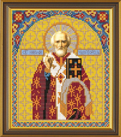 Рисунок на ткани Св. Николай Чудотворец БИС 9028, Нова Слобода