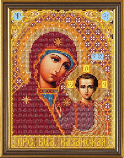 Рисунок на ткани Божия Матерь Казанская, БИС 9062, Нова Слобода