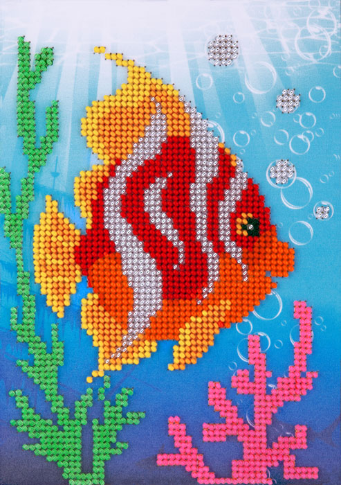 Вышивка бисером Рыбка - Коралловые рифы, L-617, Louise