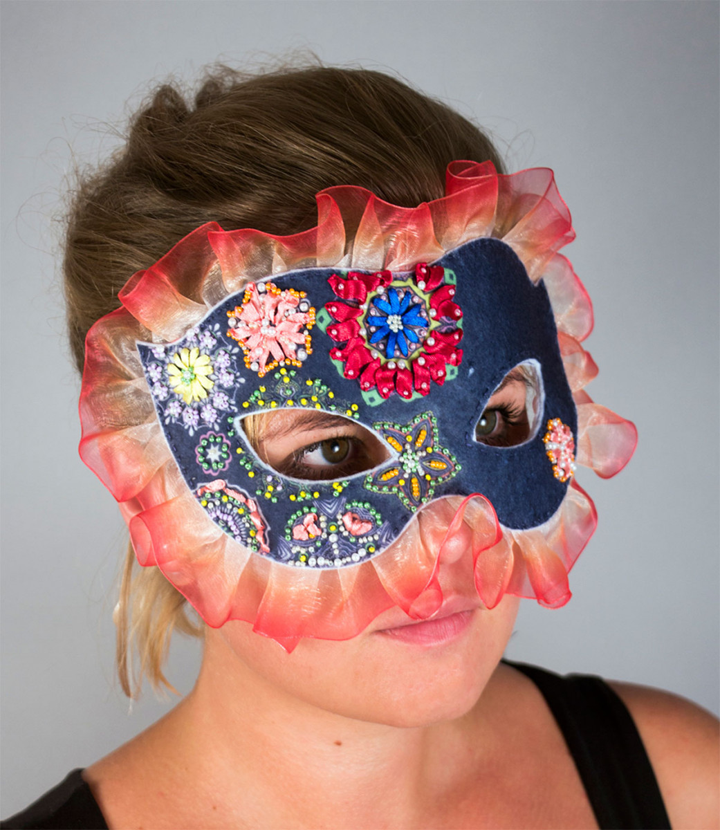 Карнавальная маска Фламинго, 8346, Матренин посад