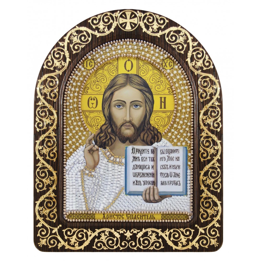 Христос Спаситель, СН5001 , 13,5х17 см, с фигурной рамкой, Нова Слобода