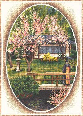 Японский садик ПС828 набор для вышивания Гамма