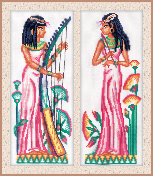 Набор для вышивания Египет M087 РТО (2 девушки)