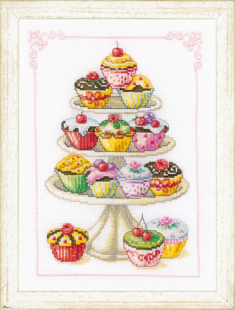 Vervaco PN-0011909 Кексы Cupcakes  вышивка крестом