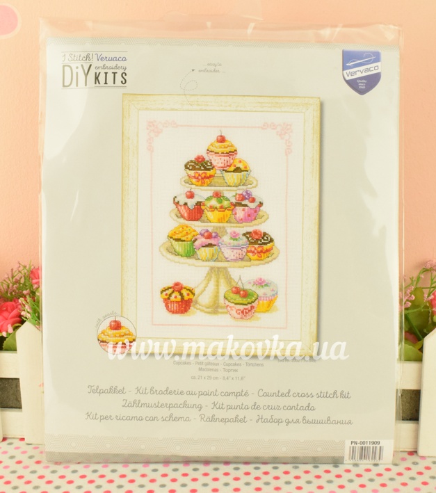 Vervaco PN-0011909 Кексы Cupcakes  вышивка крестом