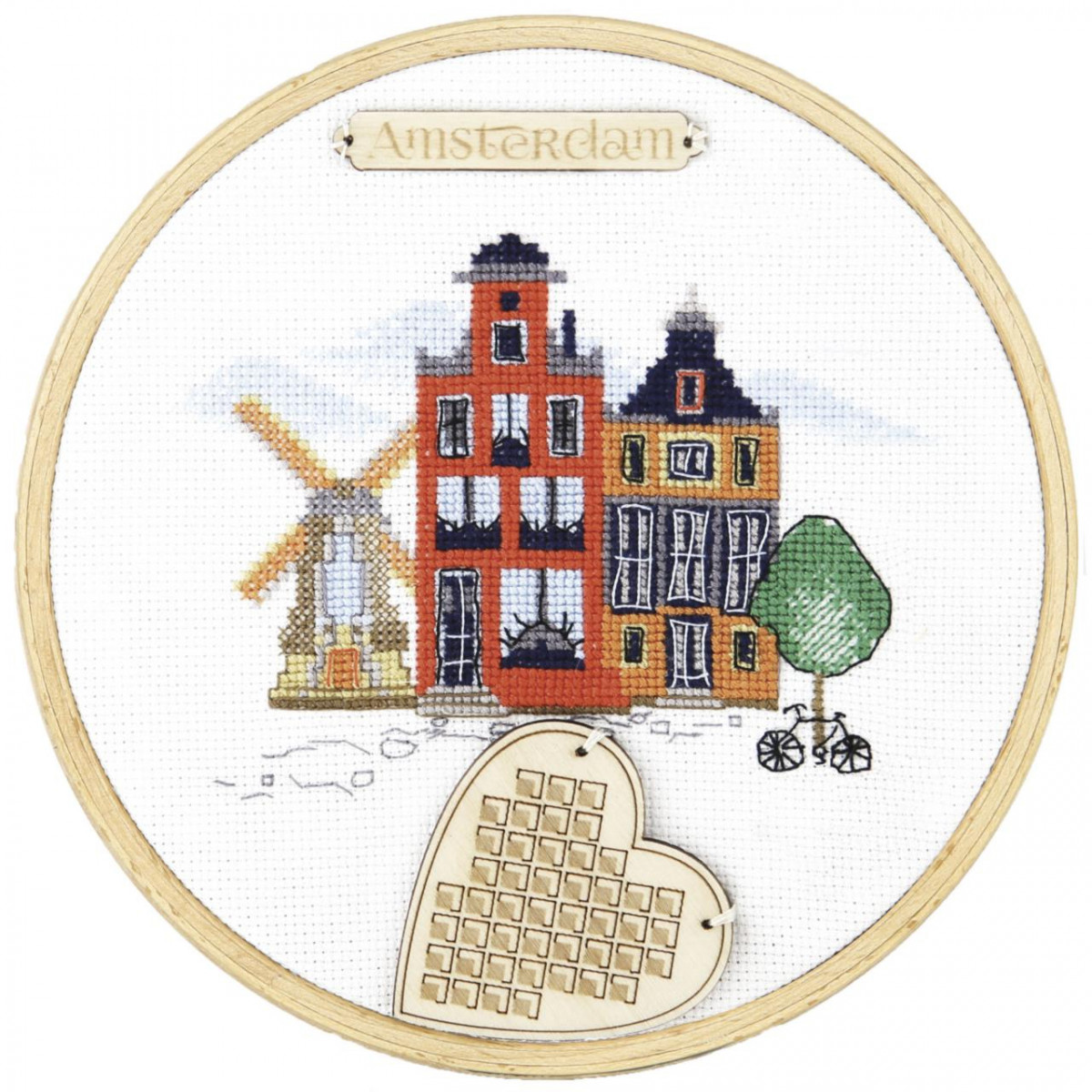 М-305 Амстердам, Чаривна мыть Набор для вышивания с пяльцами в комплекте