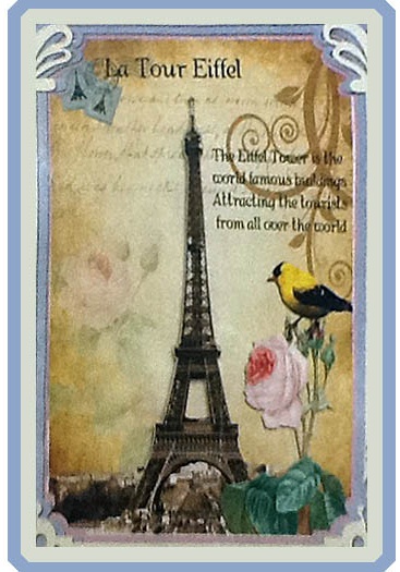 Набор для вышивания  Париж, 3D9055 Диамантовые ручки 