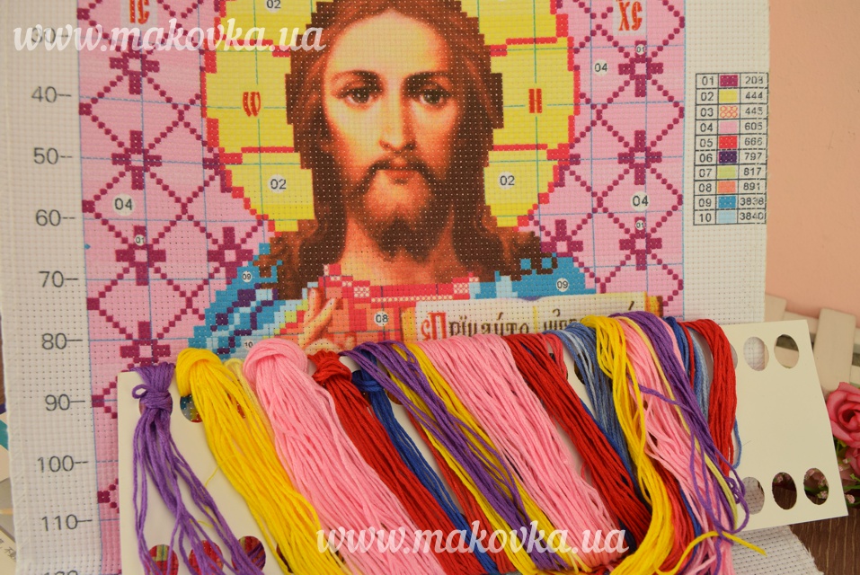 Набор для вышивания  Иисус,  WKL45 Диамантовые ручки 