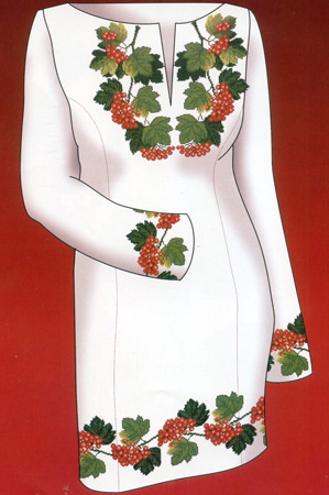 Схема + выкройка, женское платье, Калина, 2503, Диана +
