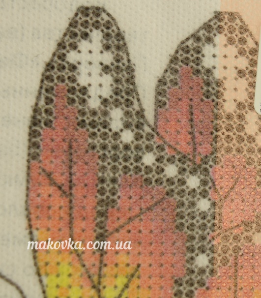 Флизелин водорастворимый с рисунком КФО-4029 Бабочки, Каролинка