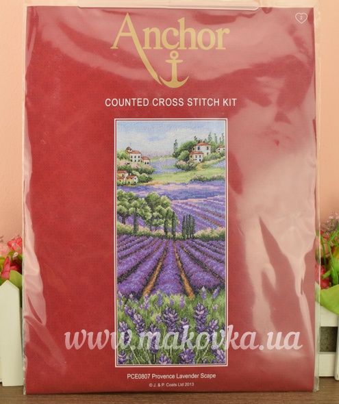 PCE0807 Лавандовое поле (Provence Lavender Scape) ANCHOR набор для вышивания