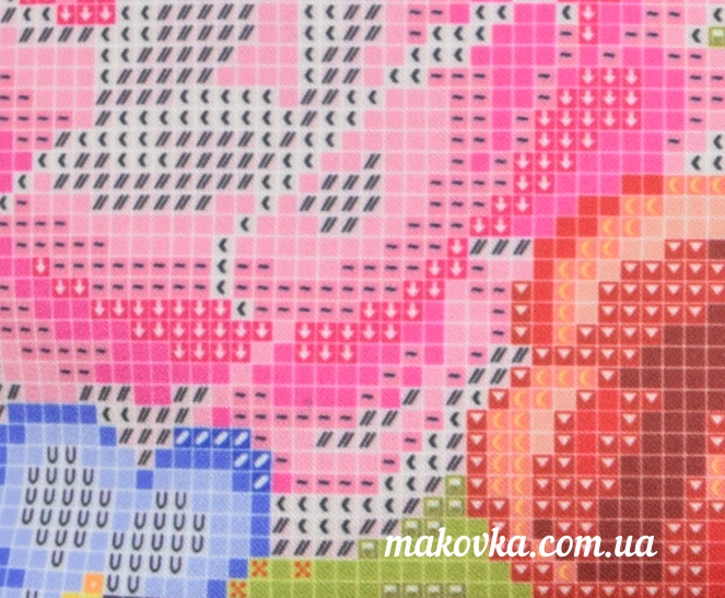 Косметичка пошитая кожзам №30, черная, Три розы и фиалки ТМ Красуня