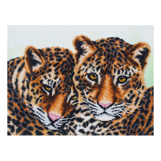 Вышивка бисером Леопарды, ТН-0999 ВДВ