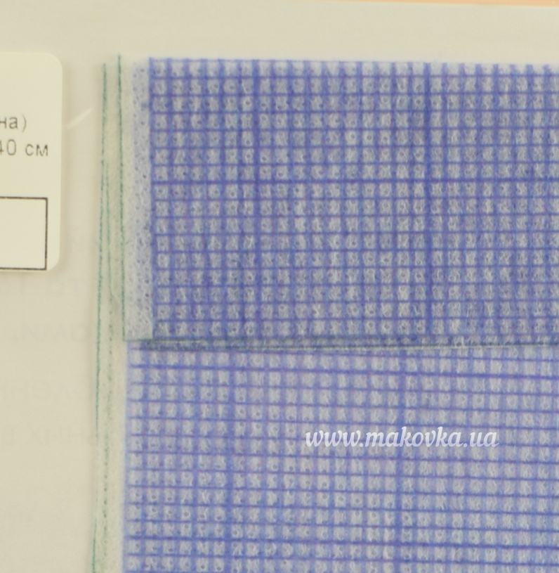 Флизелин с рисунком ФК-14 Клетка (сетка) №14, размер 9х40см 