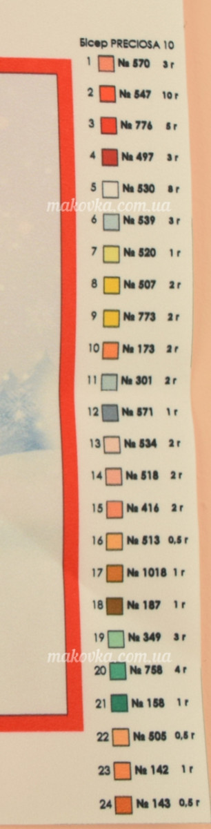 Схема (рисунок) на ткани Зимний уют Т-1069 ВДВ